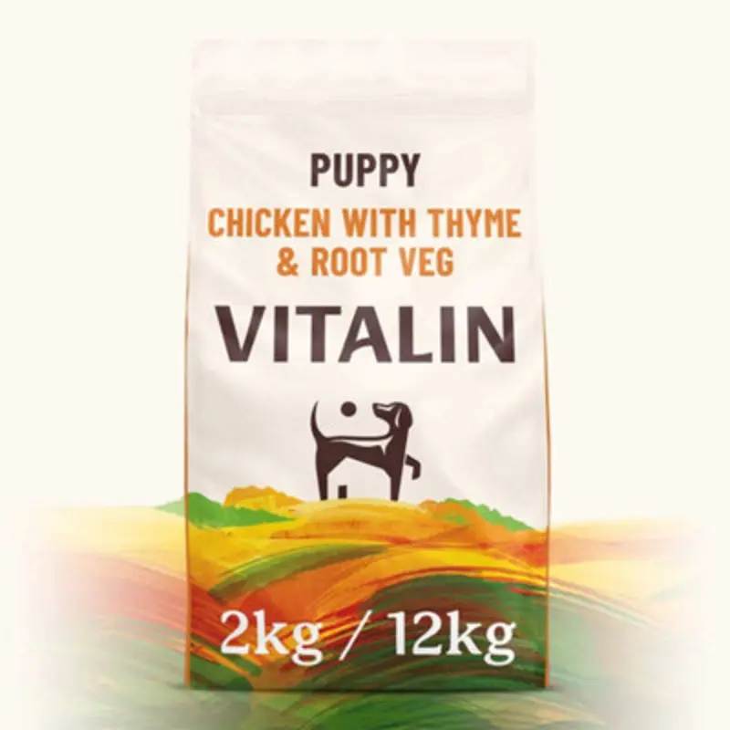 Vitalin Puppy Chicken With Thyme & Root Veg 12Kg