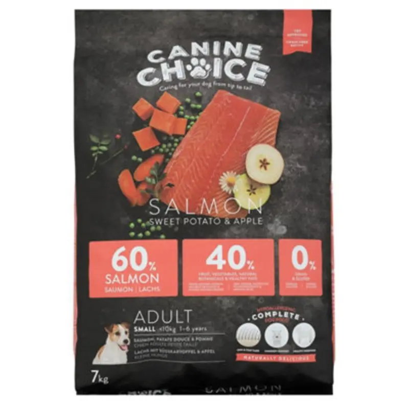 B&Q Salmon Canine Choice Super Premium Gf Sml Adt Dry 7Kg