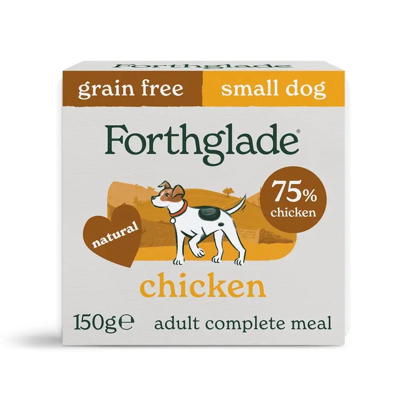 Forthglade Grain | Free Chicken & Vegetables Adult Dog Food - Size 8 X Trays