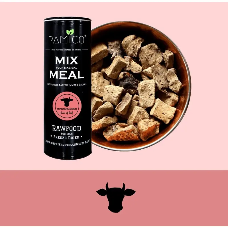 Pamico Blue/Red/Yellow - Mix Meal Freeze-Dried Beef Liver | : 250G