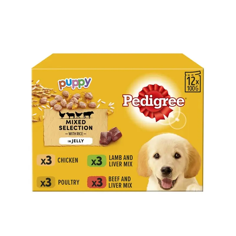 Pedigree Dog Food In Jelly Vital Protection100% Complete Nutrition12pk Size 12