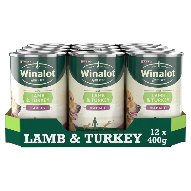 Winalot Mixed In Jelly Lamb And Turkey Wet Dog Food - X 400G Size 12