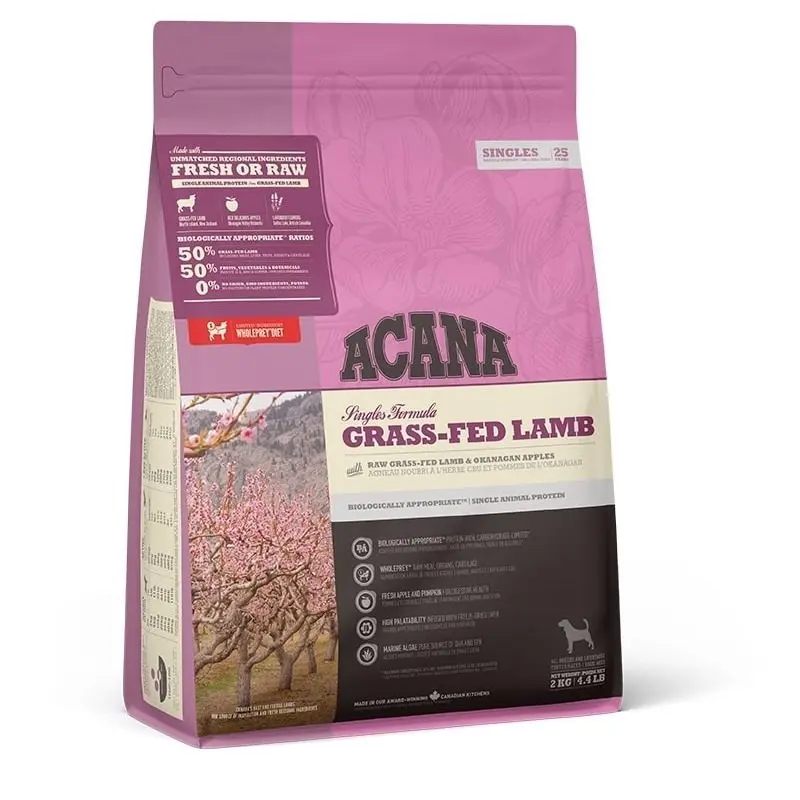 Acana Singles Grass-Fed Lamb Dog Food - 2Kg