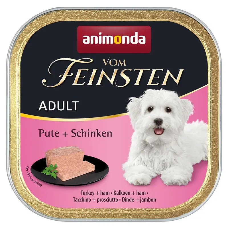 Animonda Vom Feinsten Adult Grain-Free 6 X 150G - Turkey & Ham