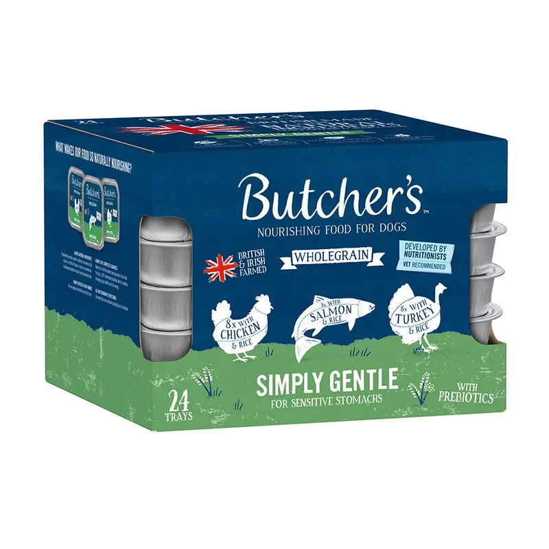 Butchers Simply Gentle Dog Food Trays X 150G Size 24