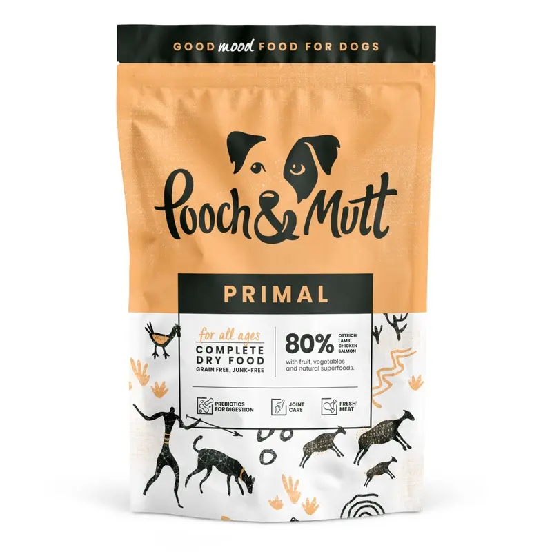 Pooch And Mutt Adult Dry Dog Food Primal Lamb & Ostrich