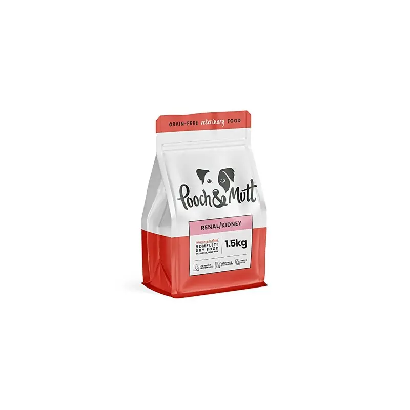 Pooch & Mutt Grain  Veterinary Diet Dog Food ( Free), Renal, 1.5Kg