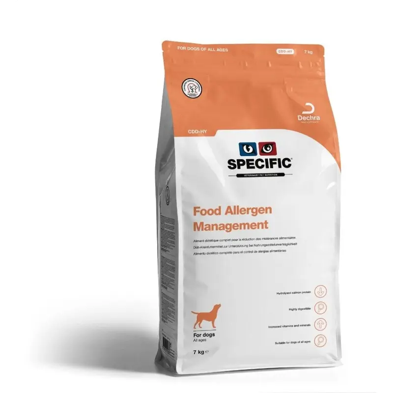 Dechra Salmon (7Kg) Specific Cdd-Hy Food Allergy Management Dry 7Kg