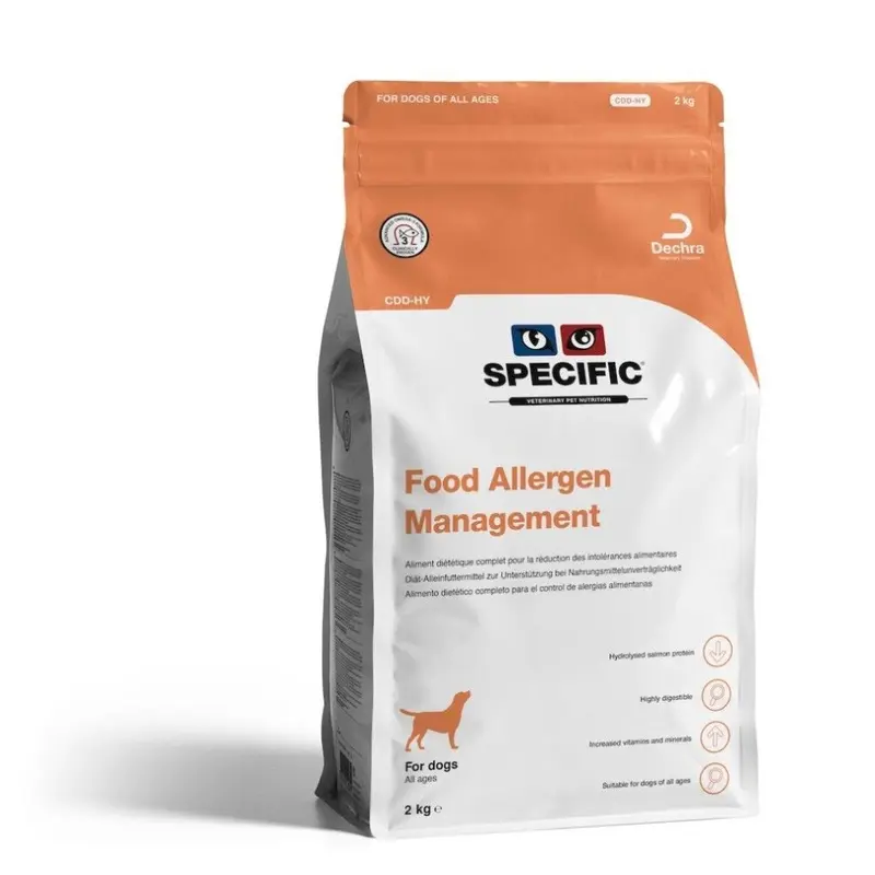 New Dechra (2Kg) Specific Cdd-Hy Food Allergy Management Dry Salmon 2Kg
