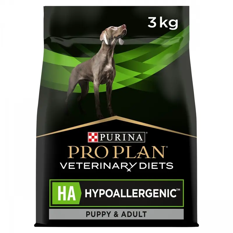 Purina Veterinary Diets Pro Plan Veterinary Diets Ha Hypoallergenic Dry Dog Food - 3Kg