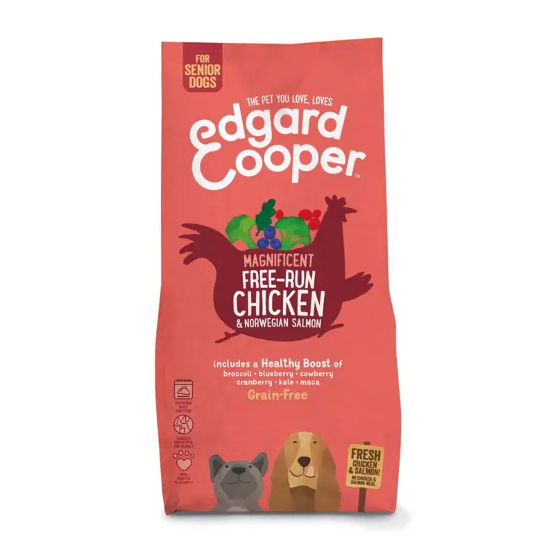 Edgard & Cooper Salmon Dog Senior Dry Chicken & 700G
