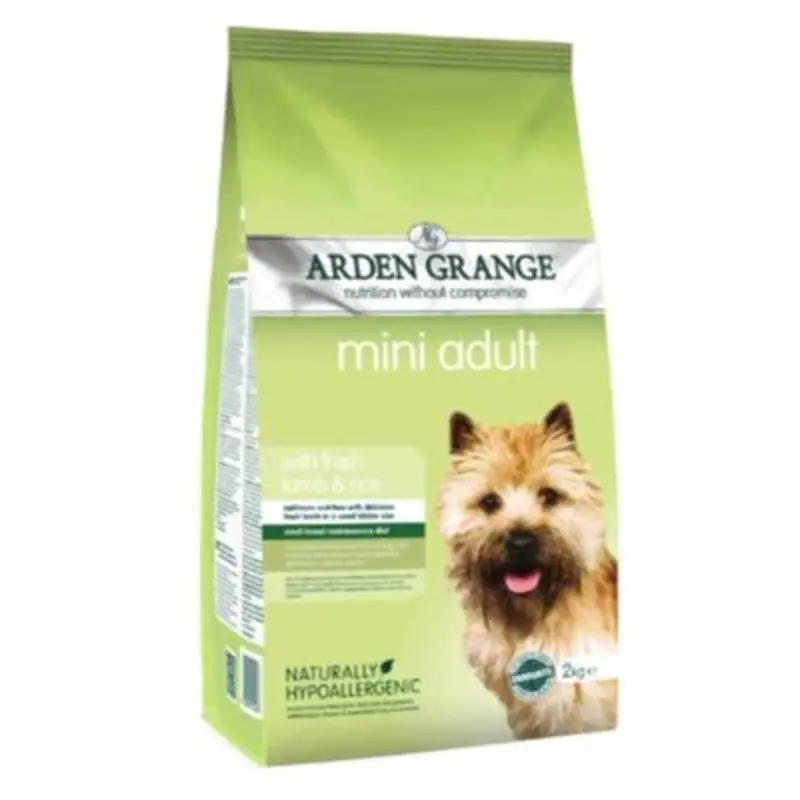 Forest Pet Supplies Arden Grange Dog Food Mini Adult Lamb & Rice 2Kg
