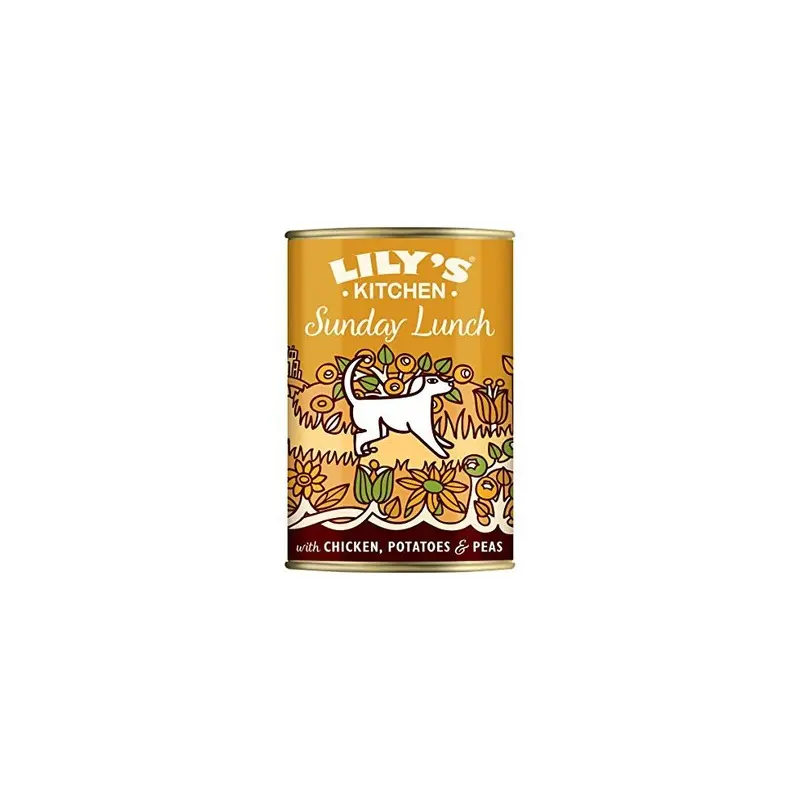New Lilys Kitchen Adult Sunday Lunch Wet Dog Food (6 X 400G) Size 6