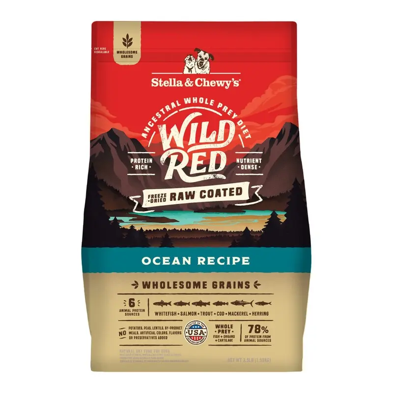 Stella & Chewys Red Wild Dry Dog Food Raw Coated High Protein Wholeso