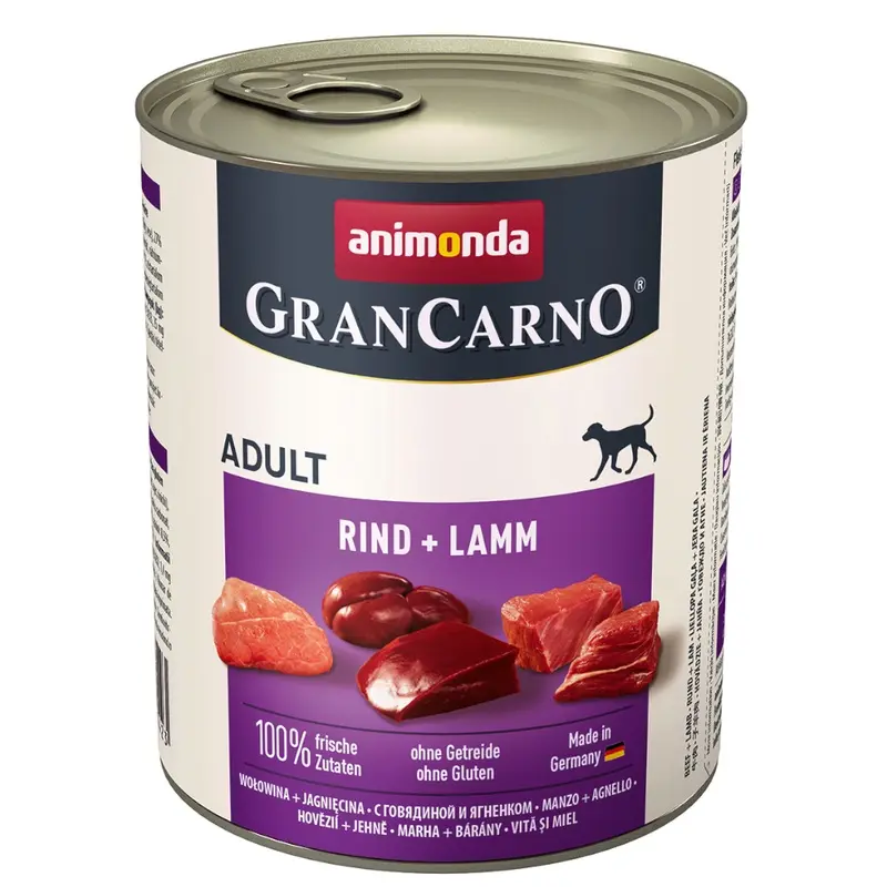 Animonda Grancarno Original Adult 6 X 800G - Beef & Lamb