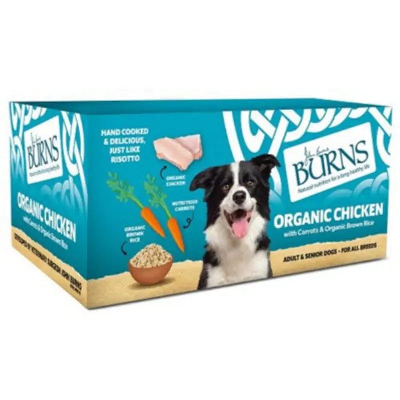Burns Brown Chicken Veg & Rice Pack 150G Size 12