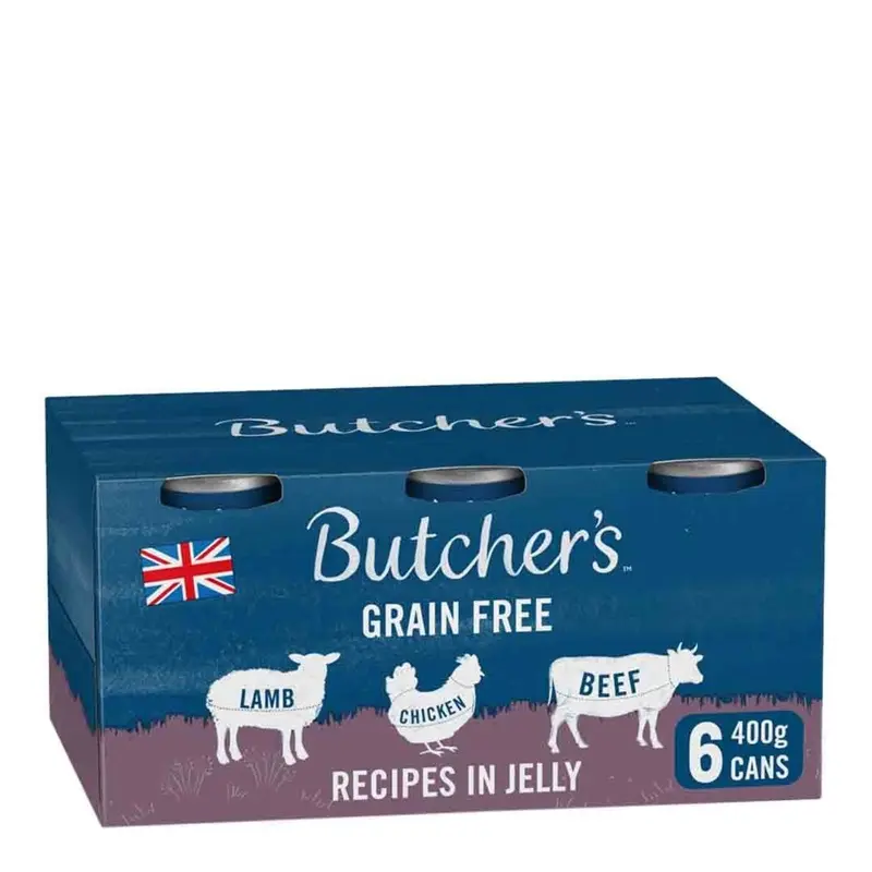Butchers Recipes in Jelly Nourishing Food for Dogs, 6 x 400g