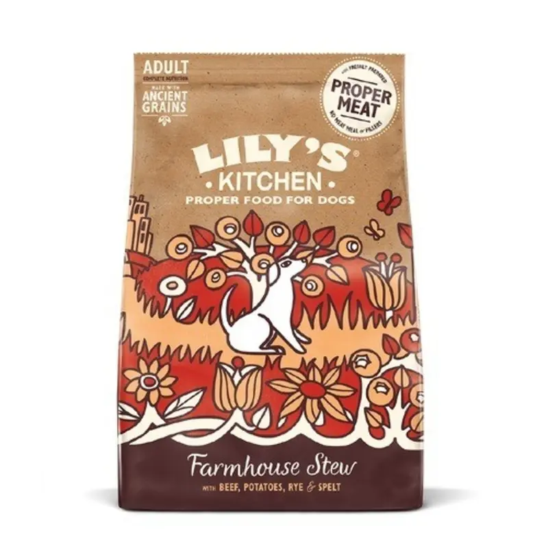Lilys Kitchen Beef Dry Dog Food With Ancient Grains - Salmon 1Kg
