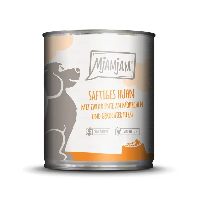 Mjamjam Adult Dog 6 X 800G - Chicken With Duck
