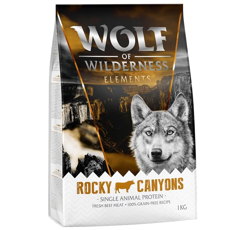 Wolf Of Wilderness Adult Sensitive "Rocky Canyons" - Beef - 1Kg