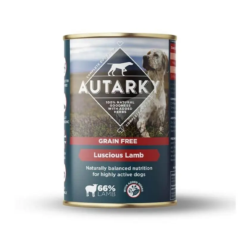 Autarky Grain Free Luscious Lamb Complete Tins 12x395gm