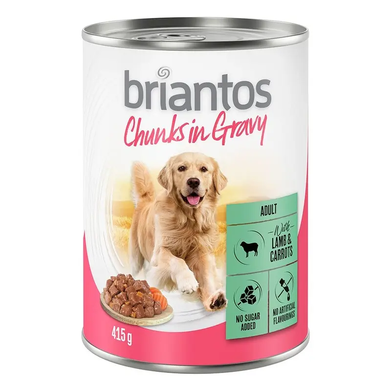 Briantos Chunks In Gravy 6 X 415G - Lamb & Carrots
