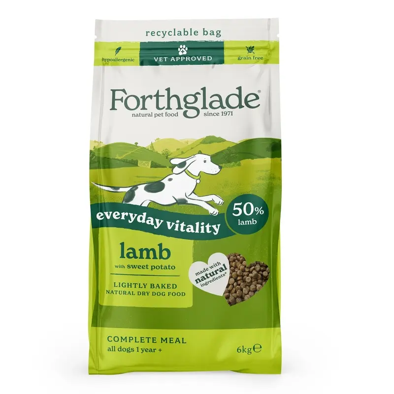Forthglade Lightly Baked Natural Lamb With Sweet Potato Dog Food - Grain 6Kg
