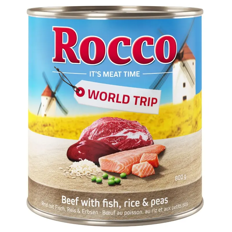Rocco World Trip: Spain - Beef With Fish, Rice & Peas - 6 X 800G