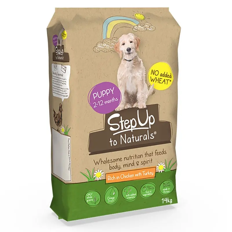 Step Up To Naturals Dry Puppy Food Chicken With Turkey 14Kg