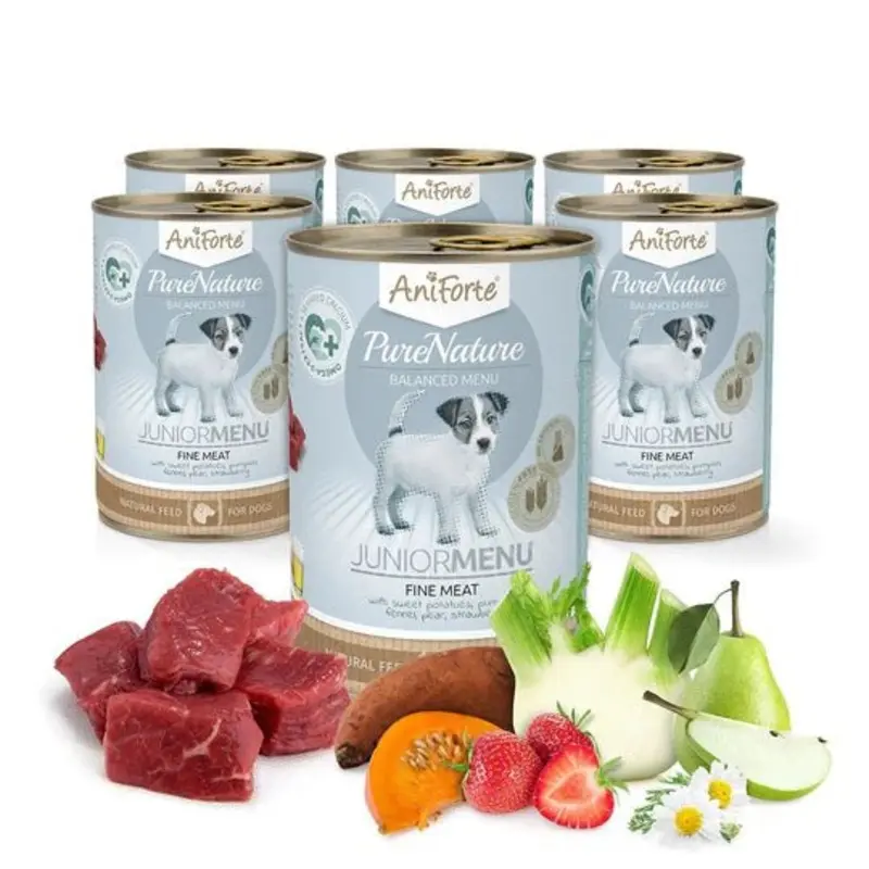 Aniforte Grain Fine Meat For Puppies | : 6*400G Size 6
