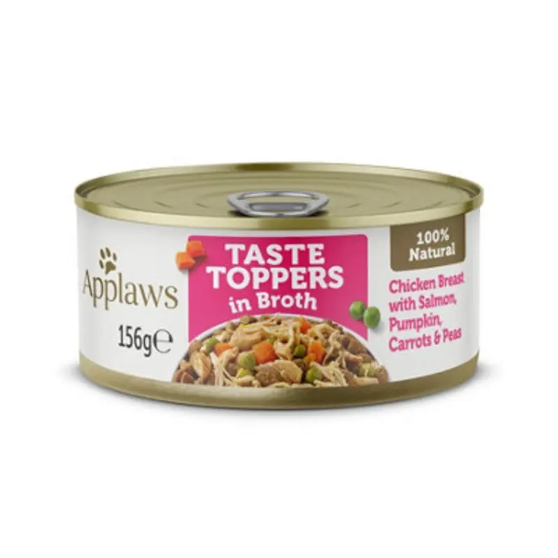 Applaws Ttn Chicken & Veg In Broth Tin 12 X 156G Salmon