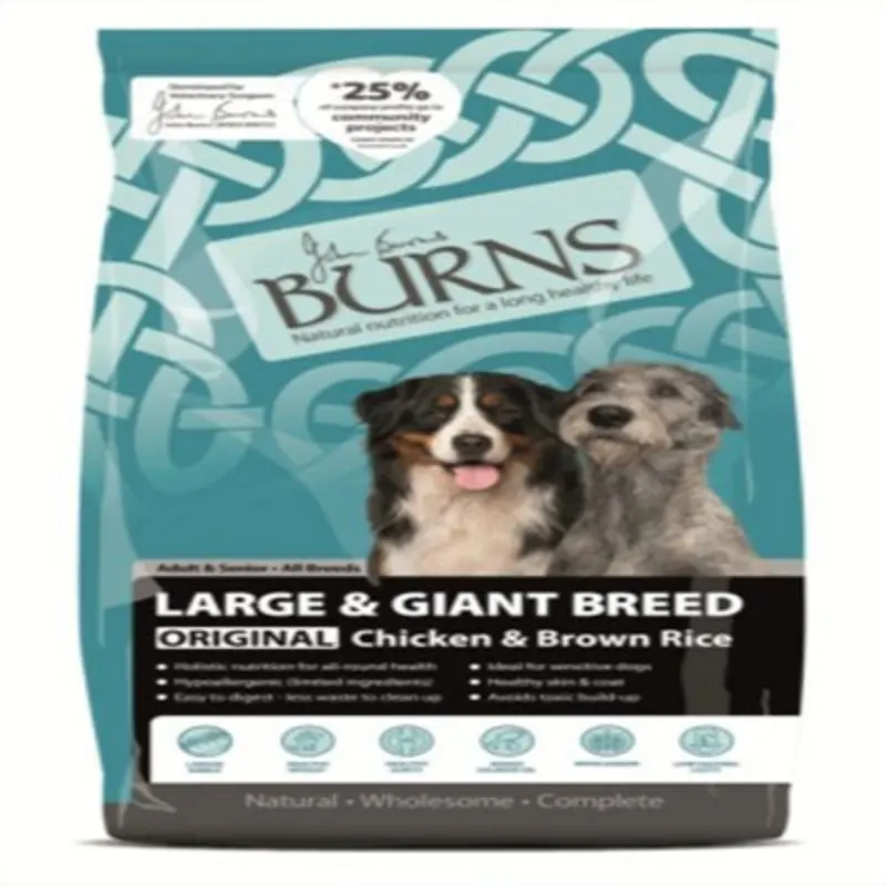 Burns Brown & Giant Breed Original Chick & Rice 12Kg Large