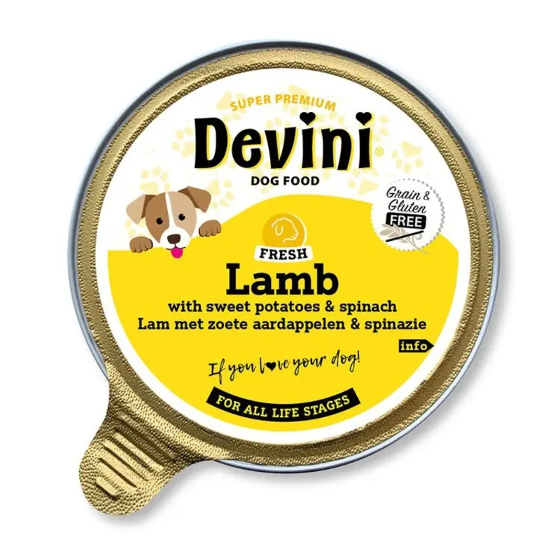 Devini Green Lamb For Dogs | : 85G