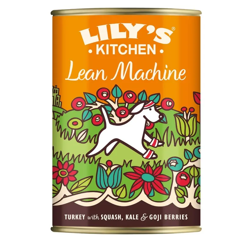 Lilys Kitchen Made with Natural Ingredients Lean Machine Adult Wet Dog Food 6 x 400g
