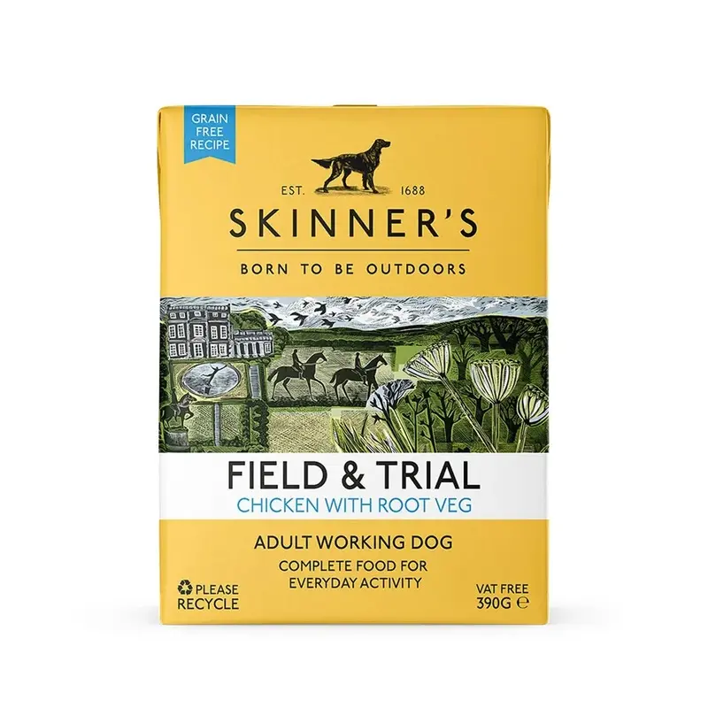 Skinners Unisex Black Field And Trial Tetra - Chicken And Root Veg 390G