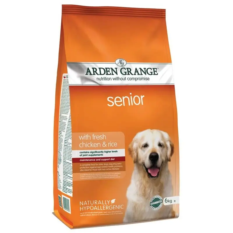 Arden Grange (6 Kg) Adult Senior Chicken Dry Dog Food Size 6