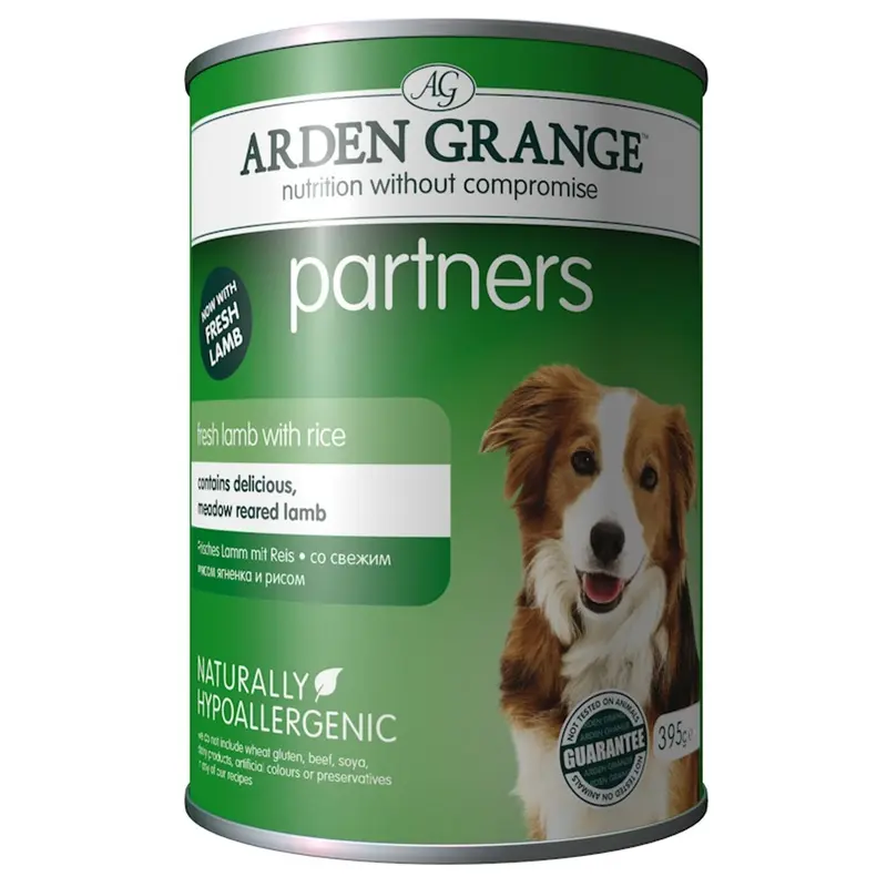 Arden Grange Partners Fresh Lamb With Rice For Dogs - X 395G Size 6