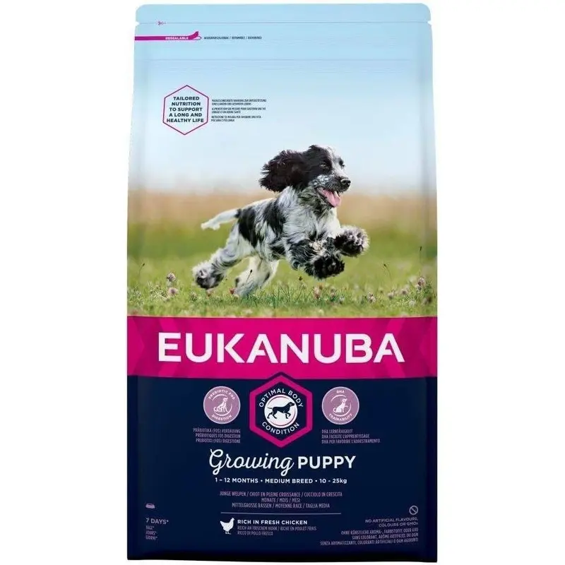 Eukanuba Breed Chicken Puppy Food - 2Kg Medium