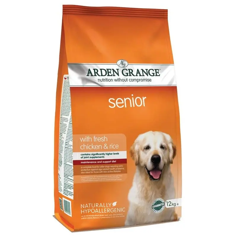 Arden Grange (12 Kg) Adult Senior Chicken Dry Dog Food Size 12