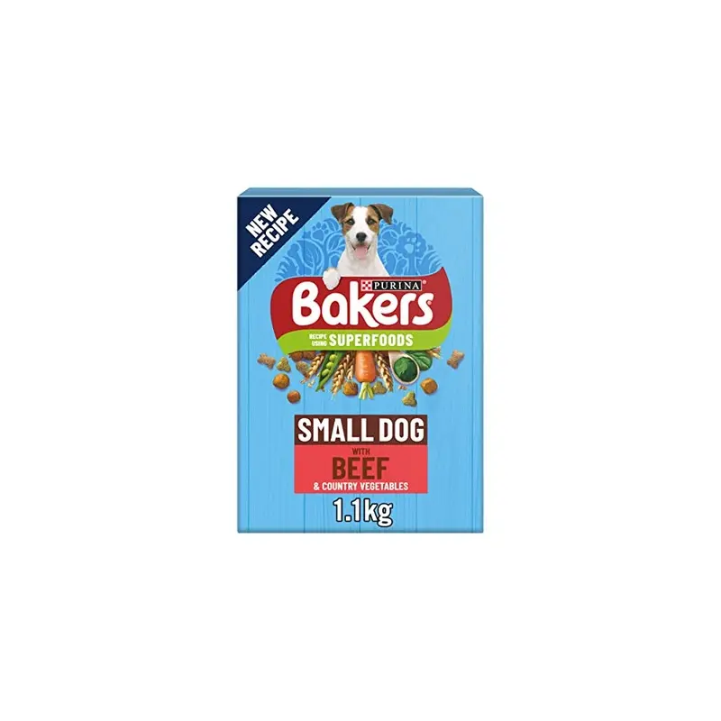 Bakers Dry Dog Food Beef And Veg 1.1 Kg (Pack Of 5) Small