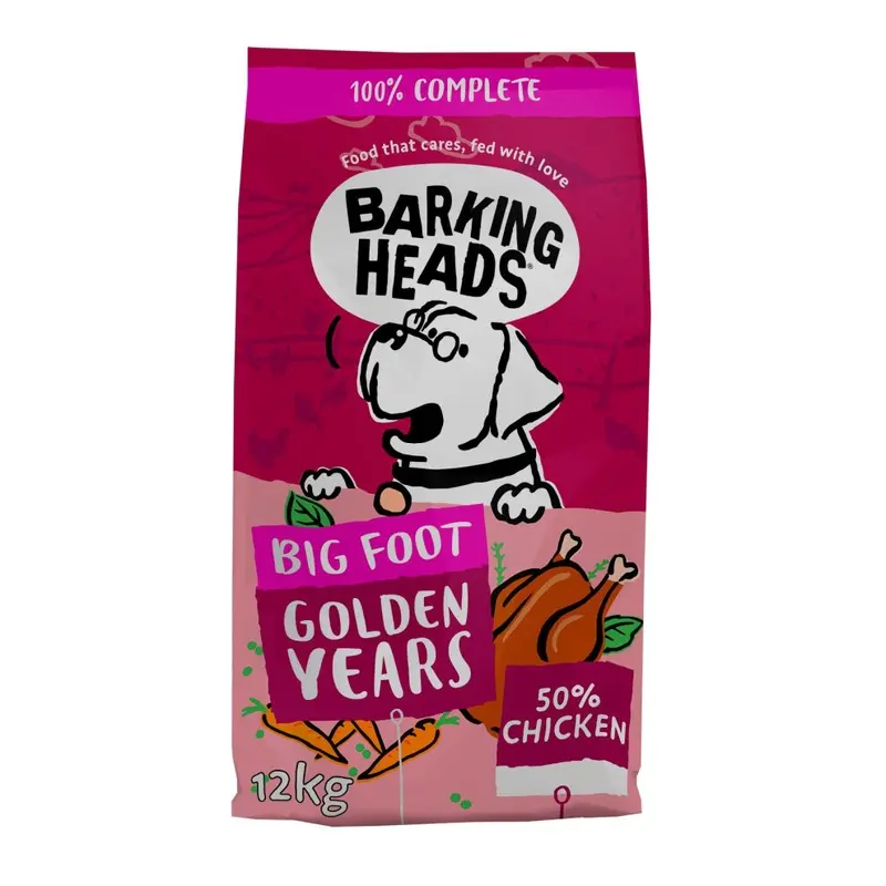 Barking Heads Golden Big Foot Years Chicken X 1 12Kg