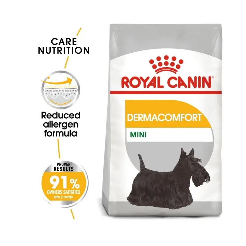 Royal Canin (3Kg Bag) Adult Dry Dog Food Mini Breed Dermacomfort 3Kg