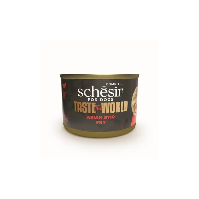 Schesir Taste The World Adult Dog Asian Stir Fry 8 Pack 150G