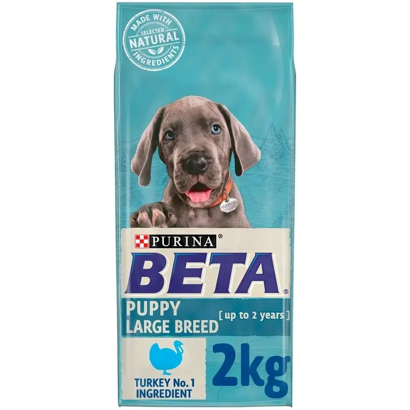 Beta Puppy Breed Dry Dog Food Turkey - 2Kg Large