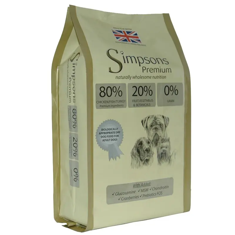 Simpsons Premium 80/20 Adult Dog - Mixed Meat & Fish - 12Kg