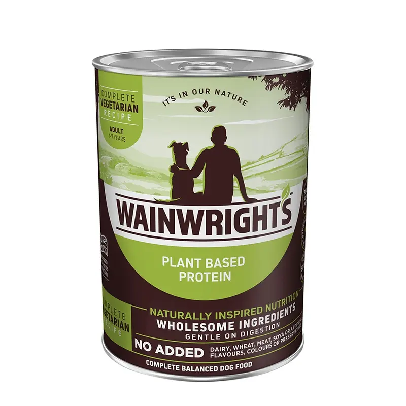Wainwrights Plant Based Protein Wet Adult Dog Food 395G Can