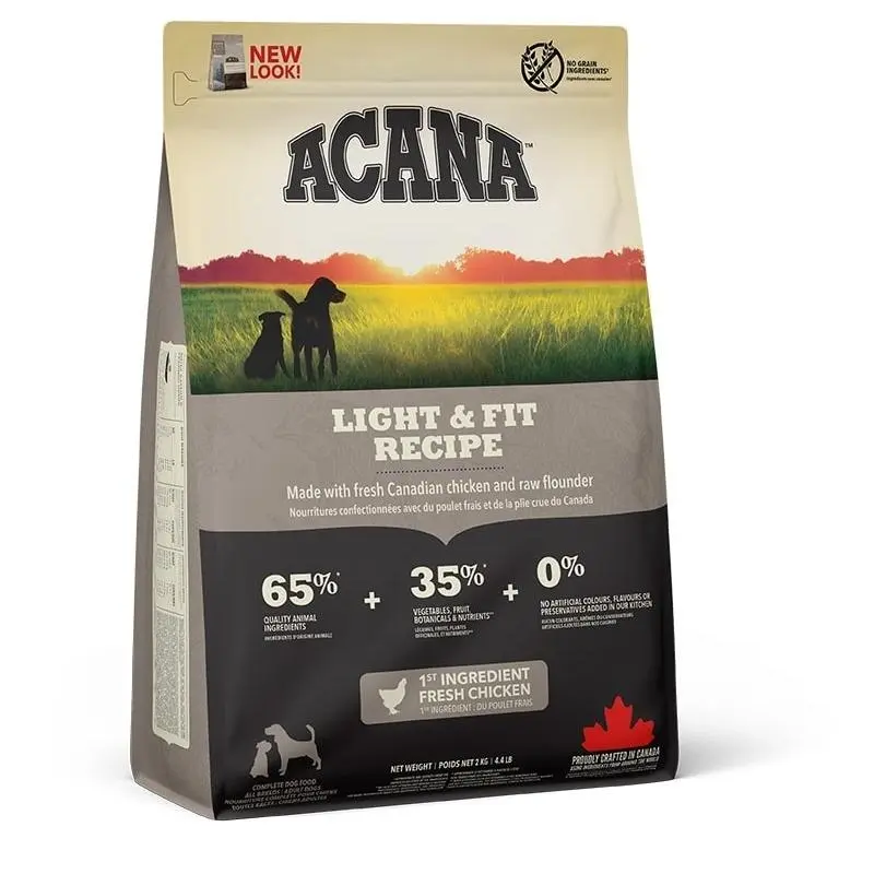 Acana Heritage And Fit Dog Food - Light 2Kg