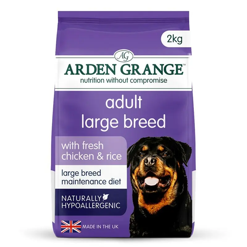 Arden Grange Dry Large Breed Adult Dog Food With Fresh Chicken And Rice 2Kg