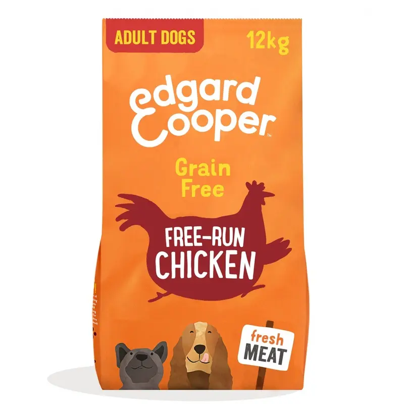 Edgard And Cooper Fresh Chicken Adult Dog Dry Food - Grain 12Kg