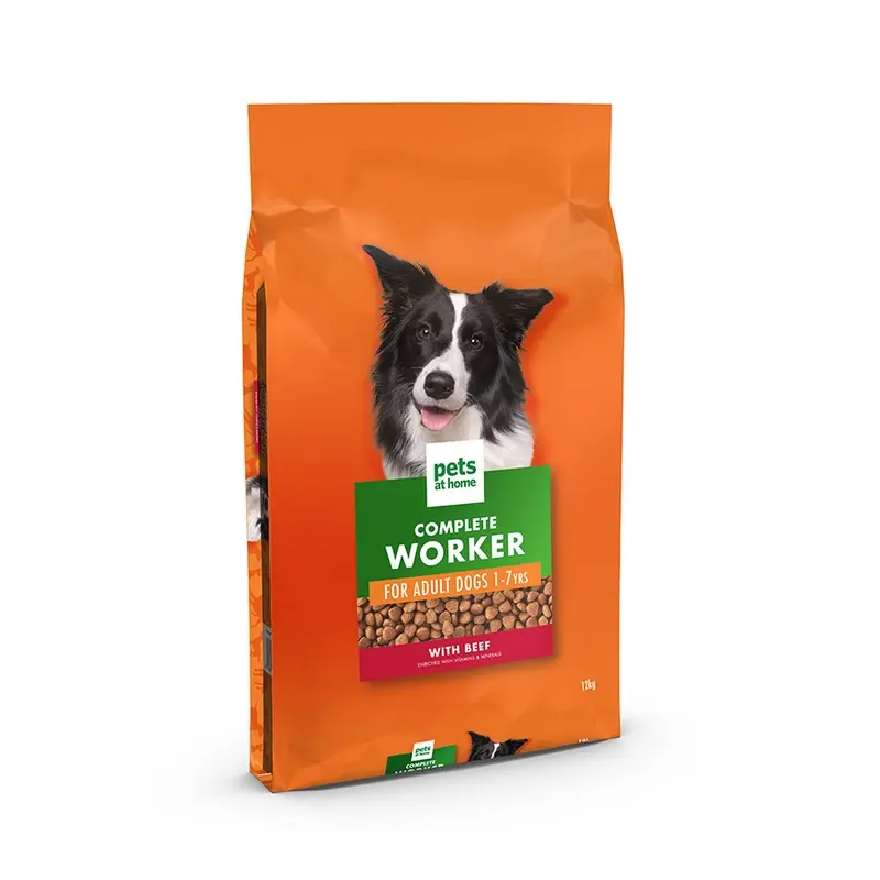 Pets At Home Working Dry Adult Dog Food With Beef 12Kg